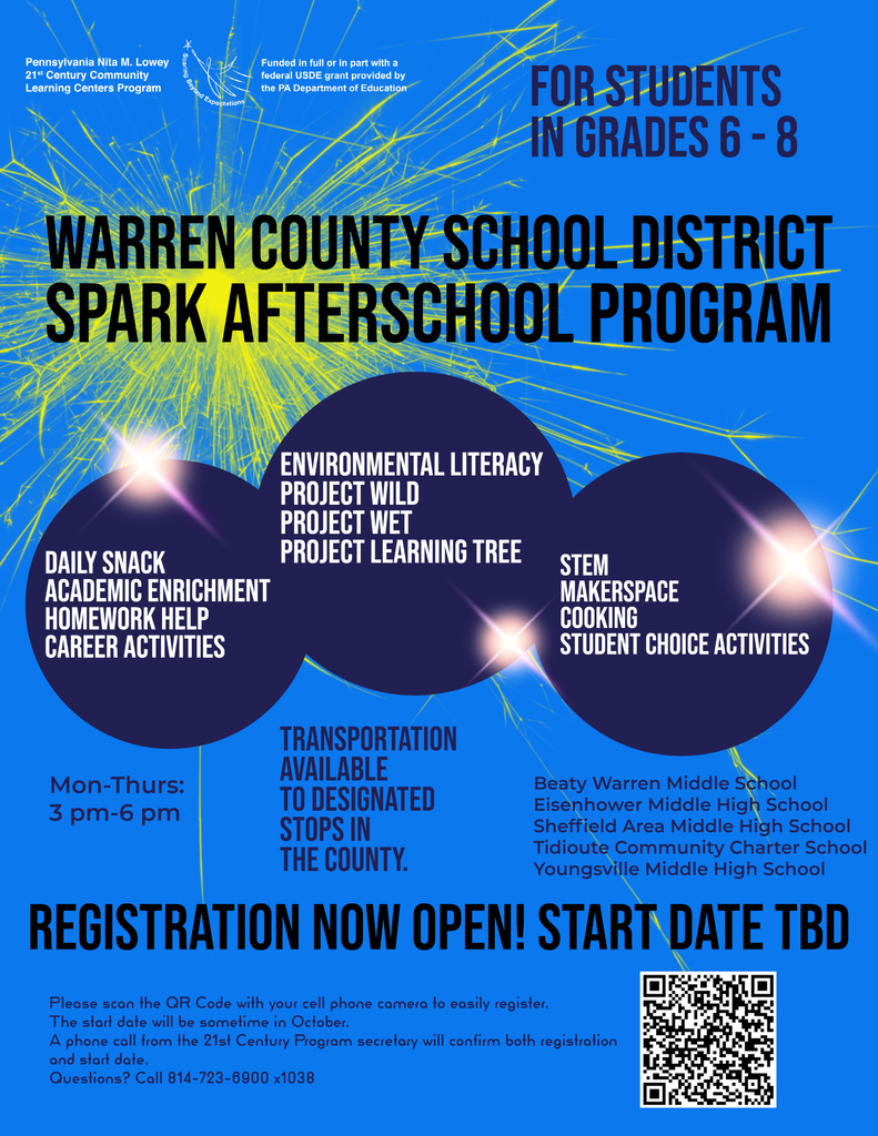 21st Century SPARK Program Flyer