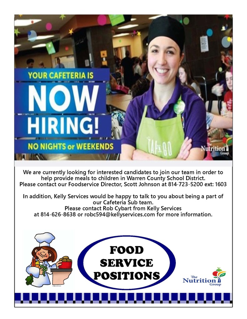 Food Service Job Flyer