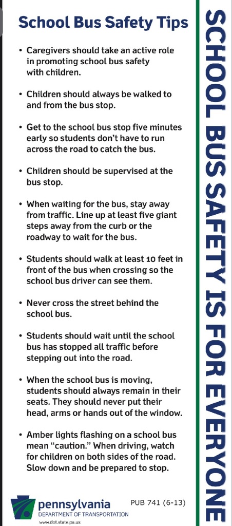 PA Bus Stop Safety and Bus Laws 