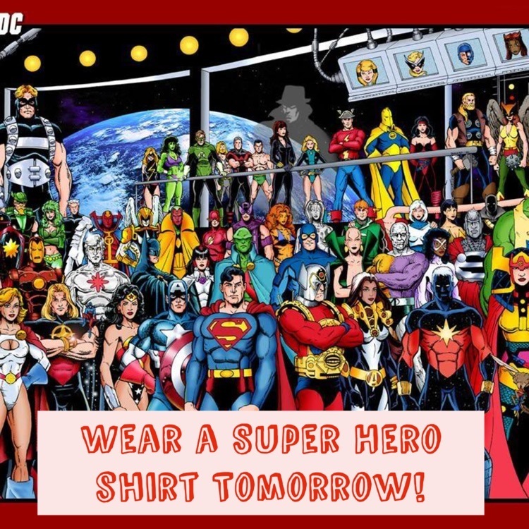 wear a super hero shirt
