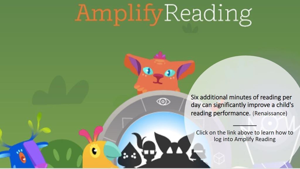 Amplify Reading reminder