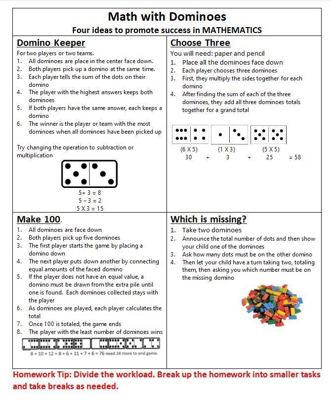 Math with Dominoes
