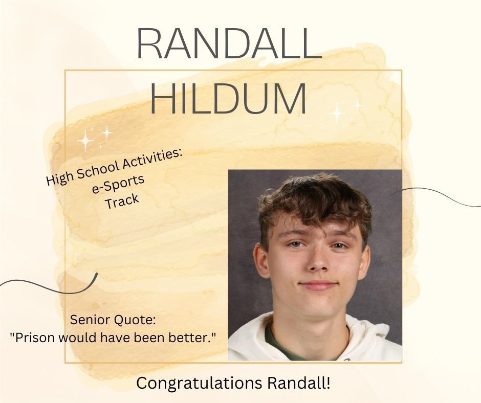 Congratulations Randall!