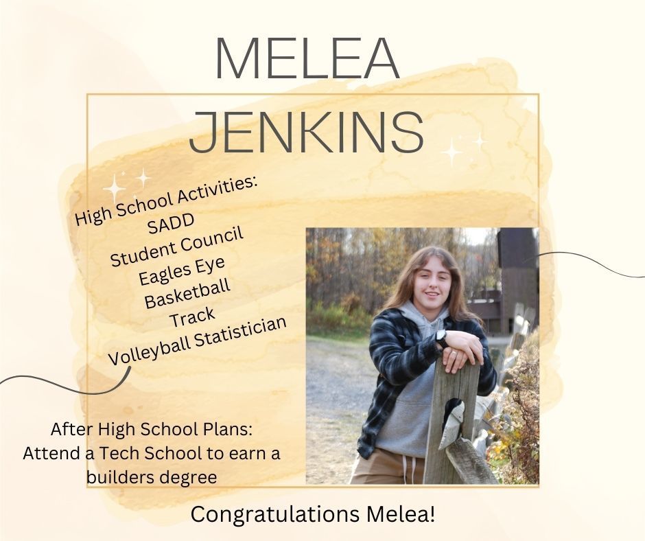 Congratulations Melea!