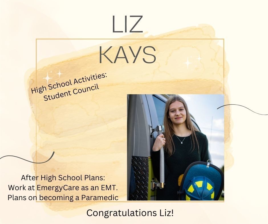 Congratulations Liz!