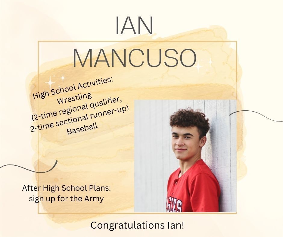 Congratulations Ian!