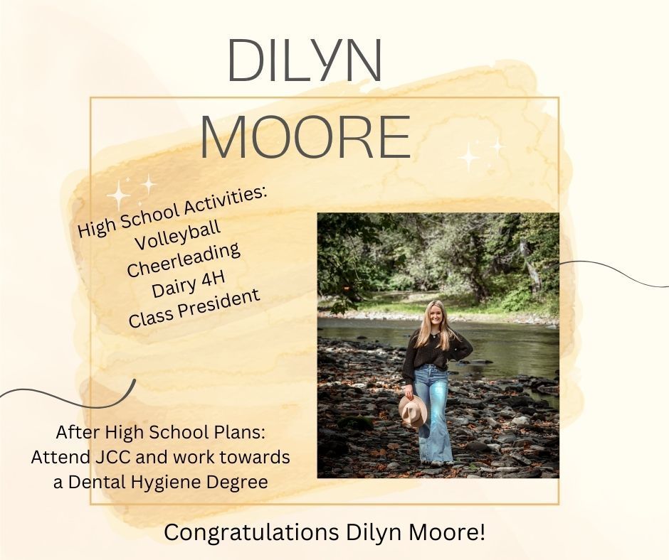 Congratulations Dilyn!