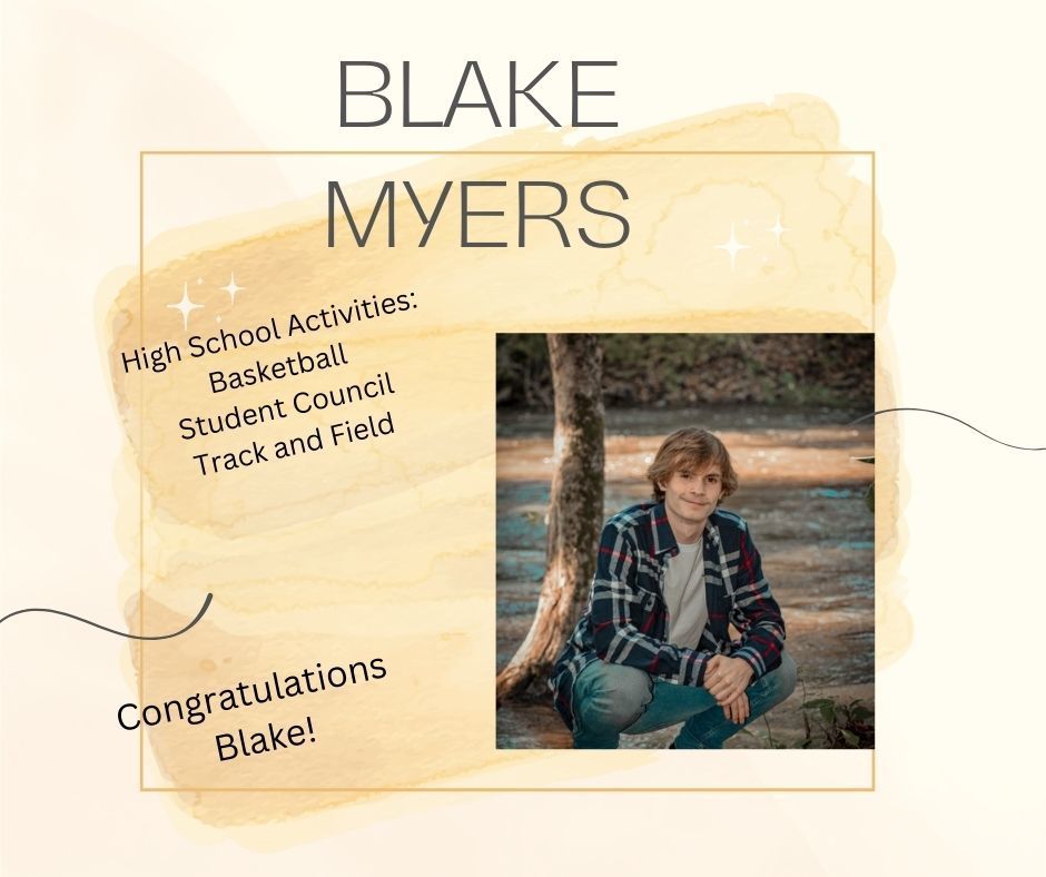Congratulations Blake!