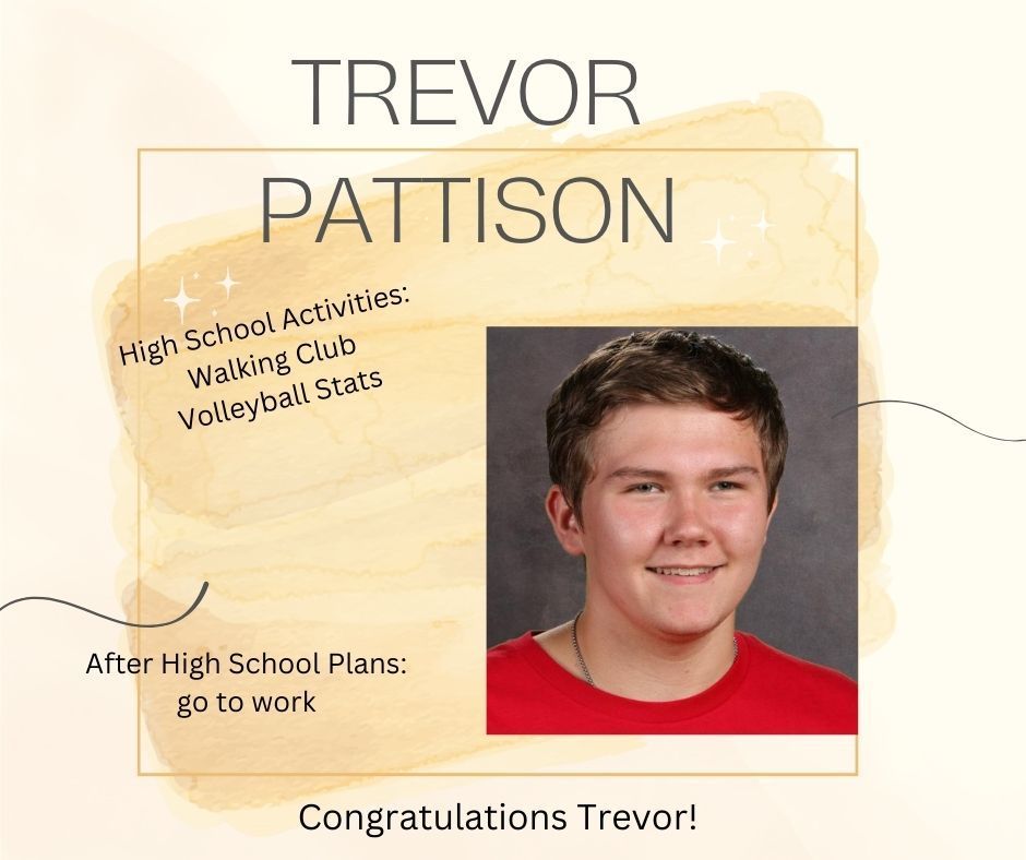 Congratulations Trevor!