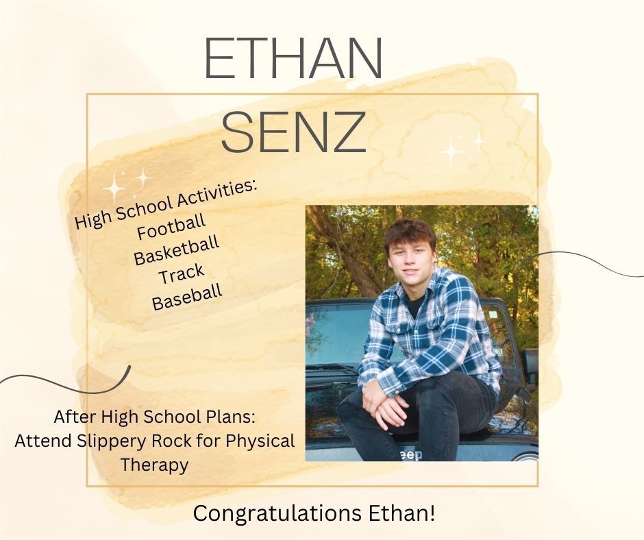 Congratulations Ethan!