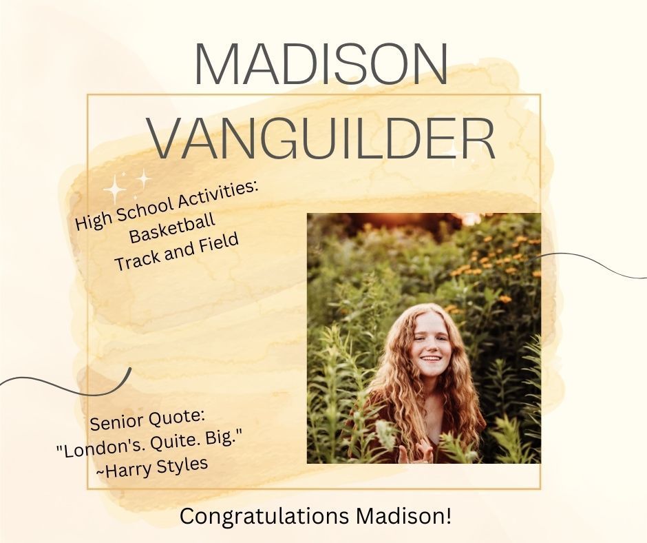 Congratulations Madison!