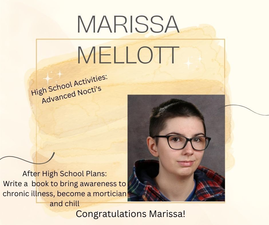 Congratulations Marissa!