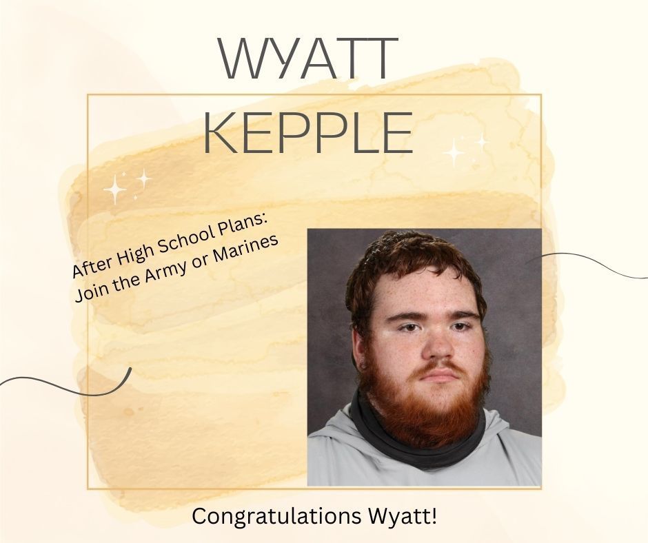 Congratulations Wyatt!