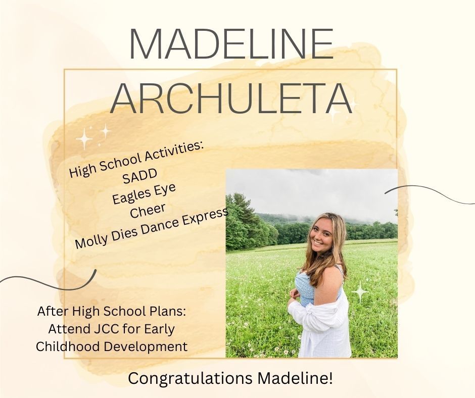 Congratulations Madeline!