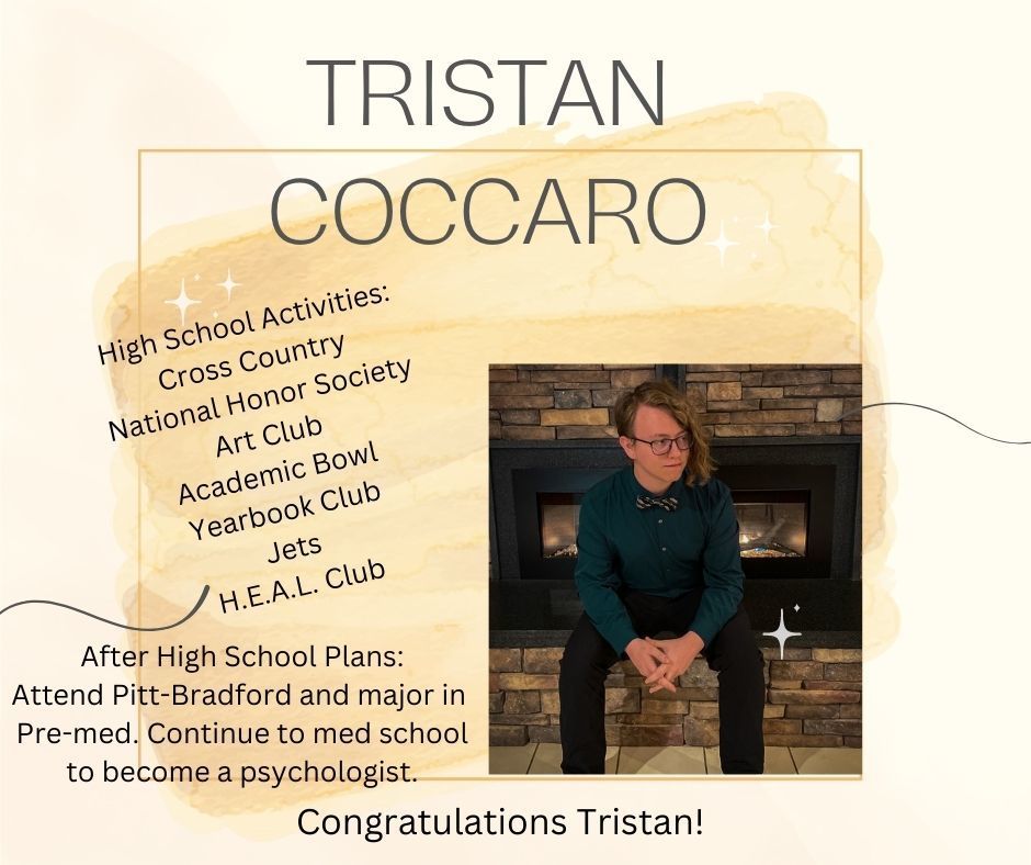 Congratulations Tristan!